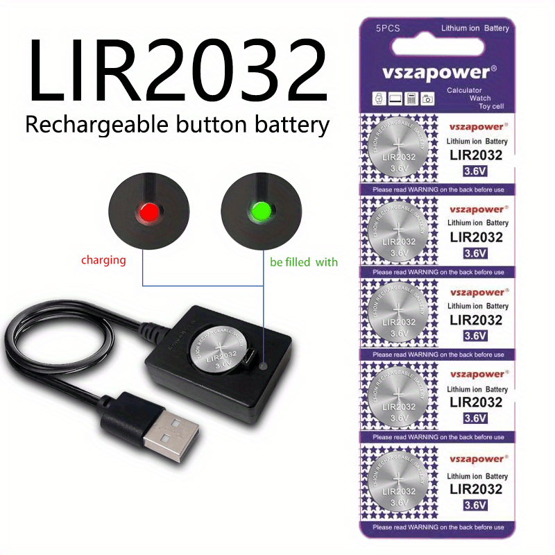 Pila de botón 2032 2025 2016 Ver batería - China Cr2032 y CR2032