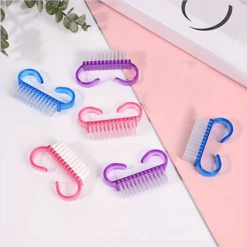 Small Finger Nail Cleaning Scrub Brushes, purple (Qty. 10 pack) *Free  Shipping*