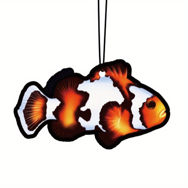 1 Stück Aquarium-Serie Autodufttablette, Autoparfüm, Hängende Aromatherapie  Für Heim-/Autodekoration, Kreatives Tropisches Fischdesign