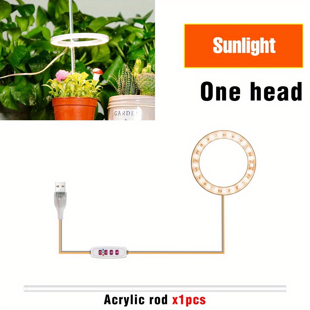 Lampada per piante a LED Sunlite Rosso 7 W