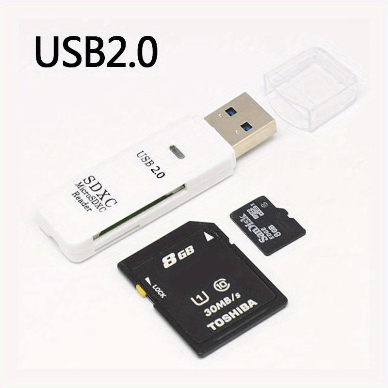 USB3.0 Micro SD Card Reader, 5Gbps 2-in-1 SD Card Reader to USB Adapter,  Wansurs Memory Card Reader for SDXC, SDHC, MMC, RS-MMC, Micro SDXC, Micro  SD