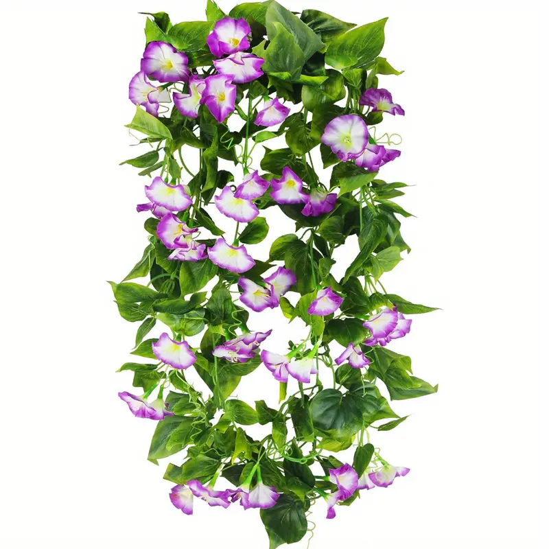 Artificial Vines For Outdoors Silk Morning Glory Vines - Temu