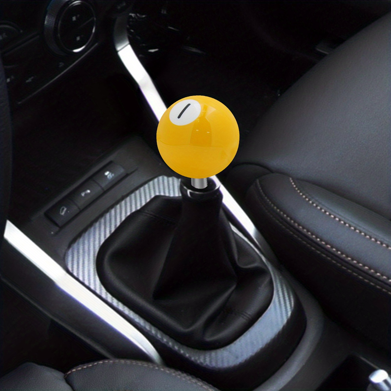 Billiard Shift Knob No. 1 15 Gear Stick Round Ball Shifter - Temu