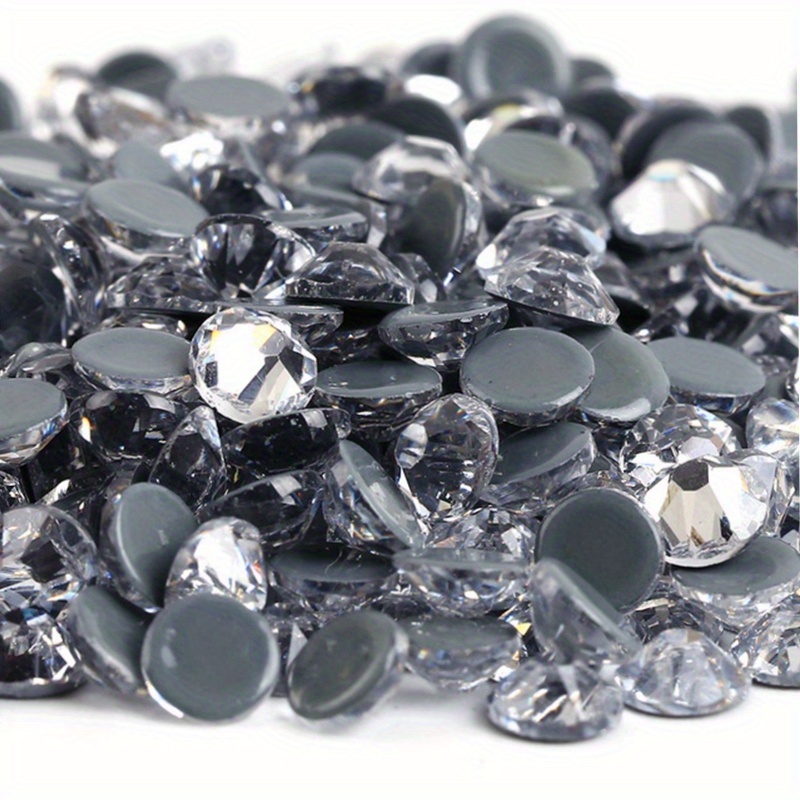 Flat Back Rhinestones Mixed Sizes Glass Crystal Flat Back - Temu