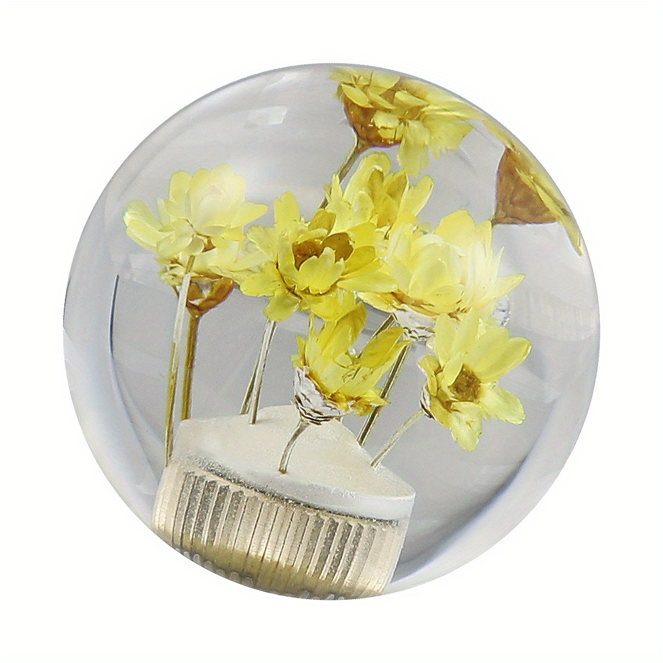 Flower Shift Knob Ball Transparent Gear Stick Round Shifter Temu Ireland