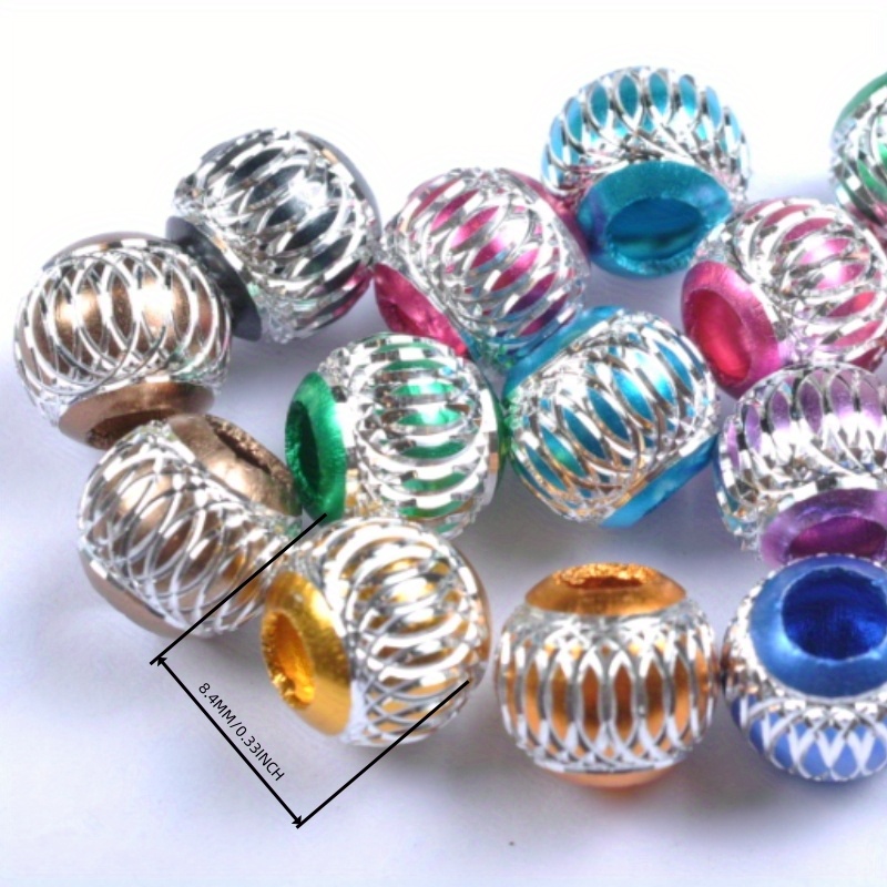 Cheap Acrylic Beads Large Hole Cut Wheel Bead for DIY Necklace