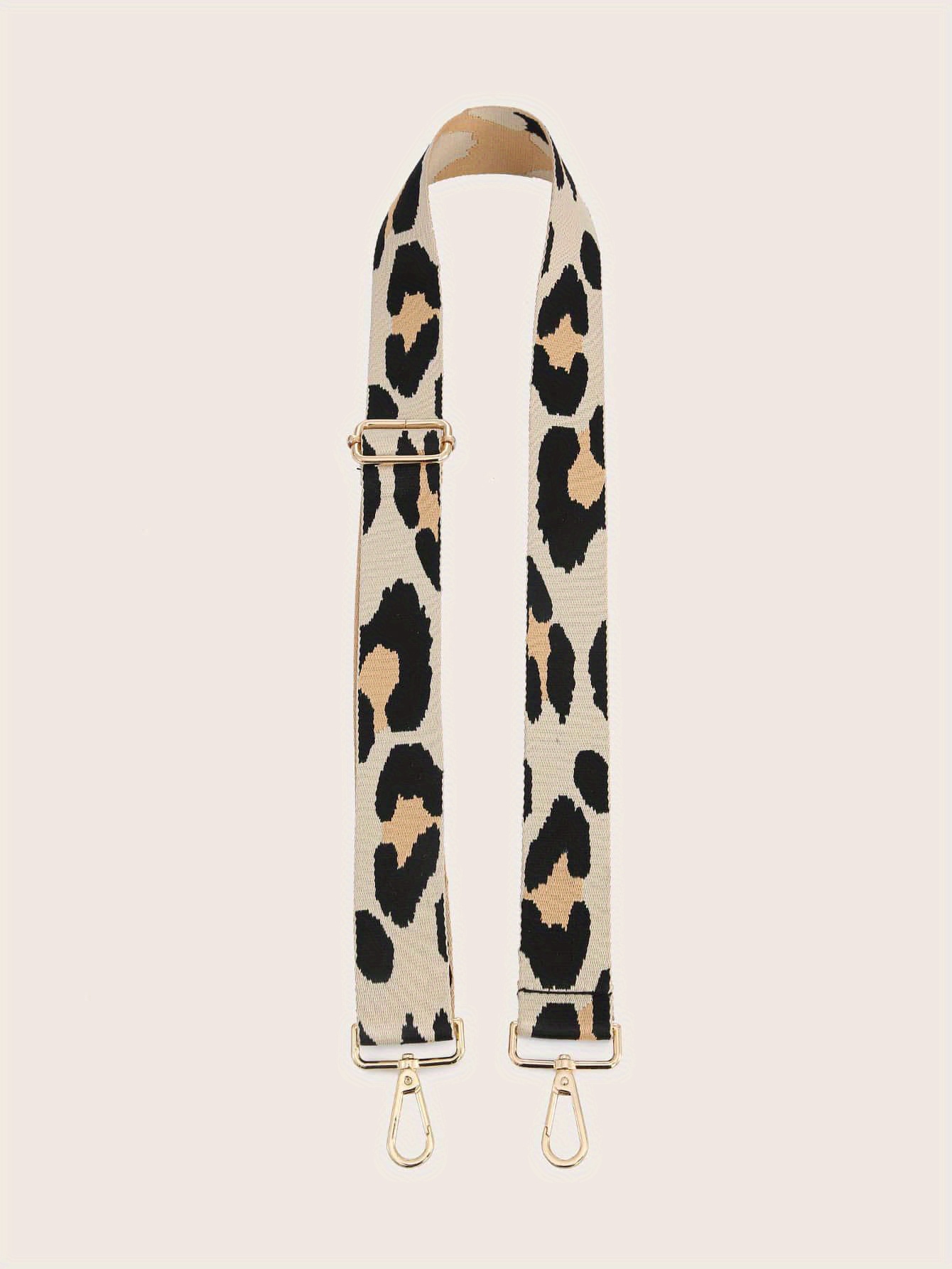 Retro Leopard Pattern Decor Wide Strap Adjustable - Temu