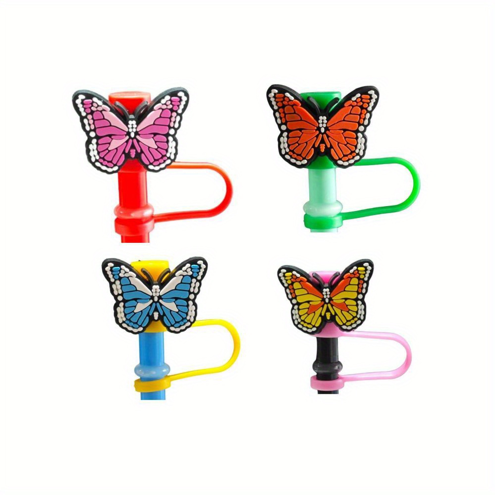 Butterfly Straws 6 pcs