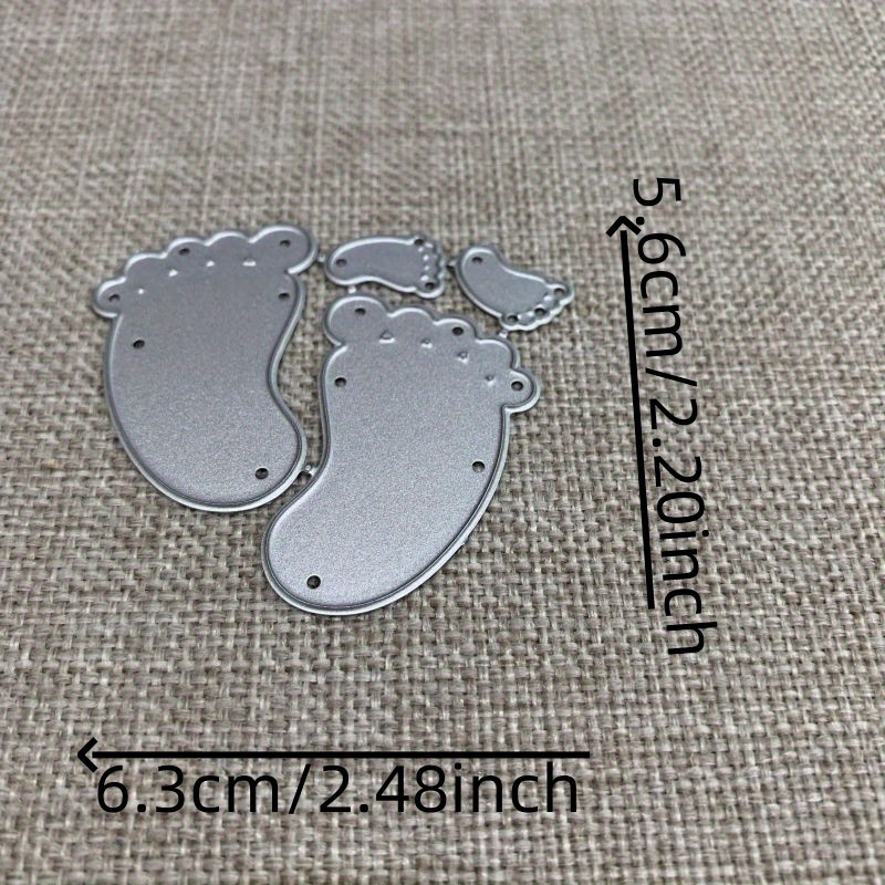 Baby Feet Decoration Metal Cutting Dies Stencils For Diy Scrapbooking Decorative Handcraft Die Cutting Template Mold