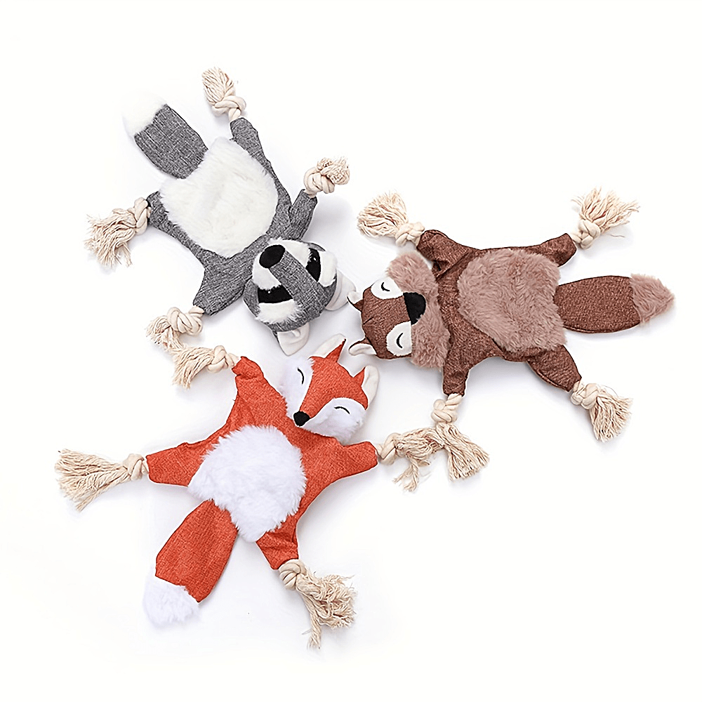 Flat plush outlet dog toys