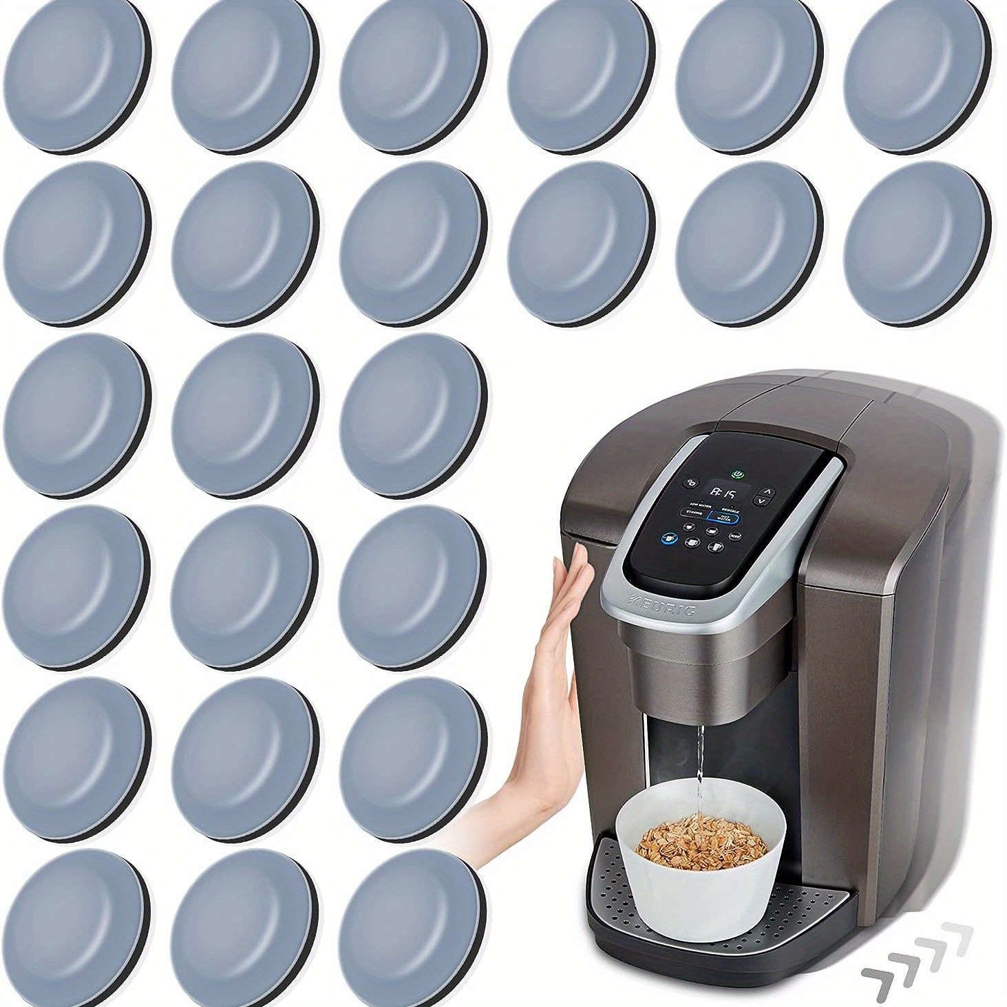 12Pcs Kitchen Appliance Sliders Self Adhesive Appliance Sliders for Kitchen  Appliances Sliders Small Appliance Slider for Blender Stand Mixer Coffee