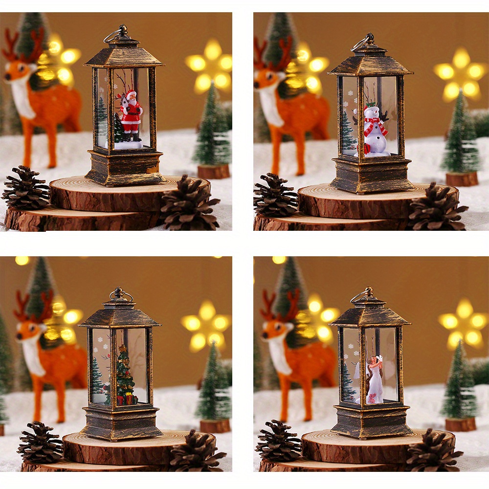 Christmas Wind Lights Portable Night Light Led Candle Lamp - Temu