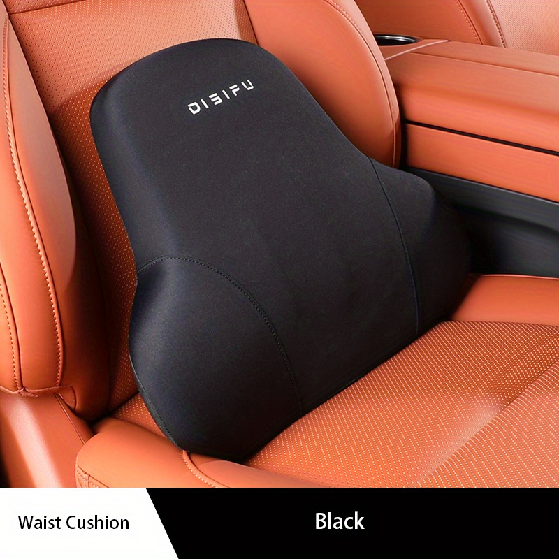 Useful Car Headrest Removable Car Headrest Lumbar Support Pillow  Ultra-Thick Fine Texture Waist Support Cushion Car Accessories - AliExpress