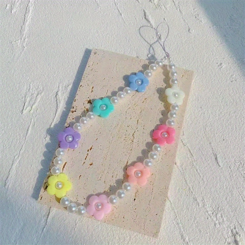 Resin Fashion Flower Anti lost Mobile Phone Chain - Temu United