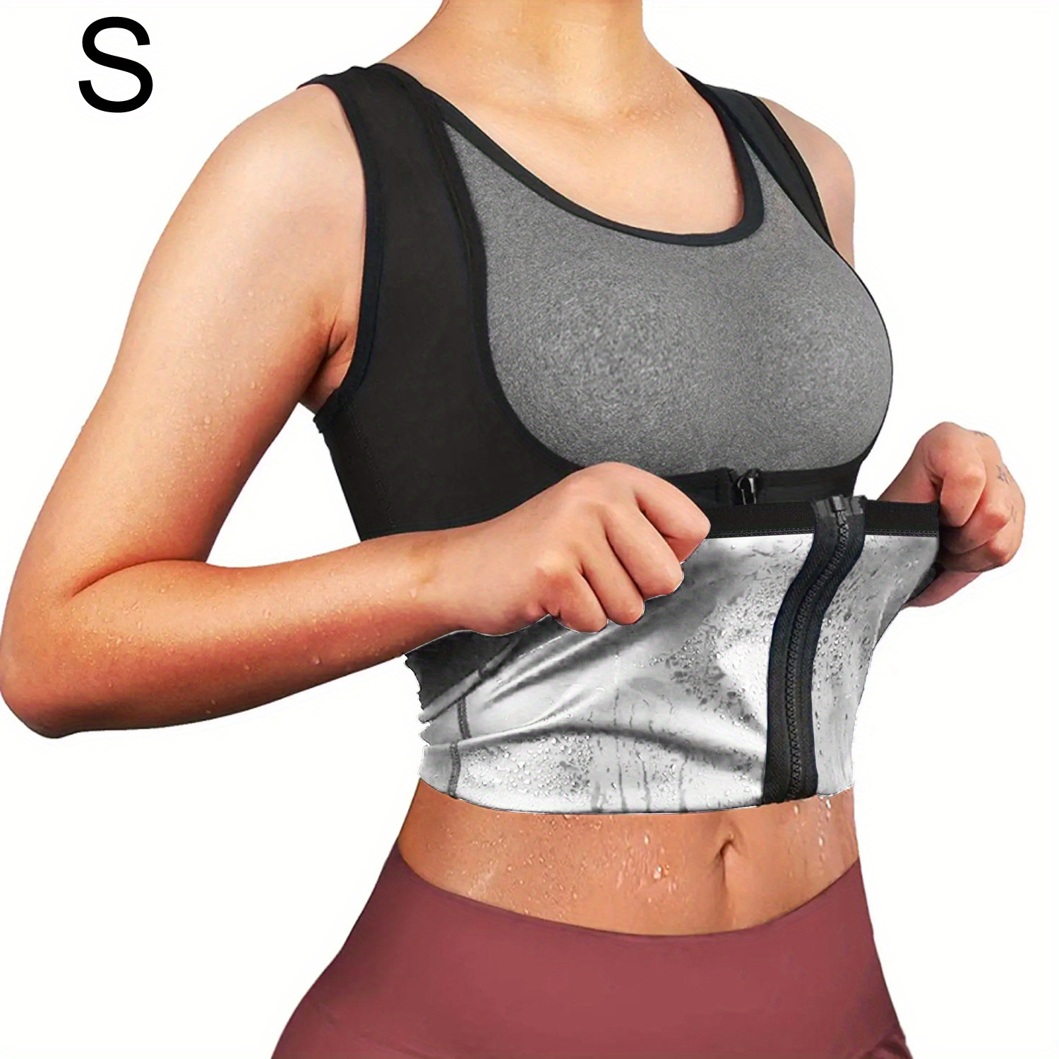 Cheap Women Compression Vest Sauna Sweat Suit Waist Trainer Belt