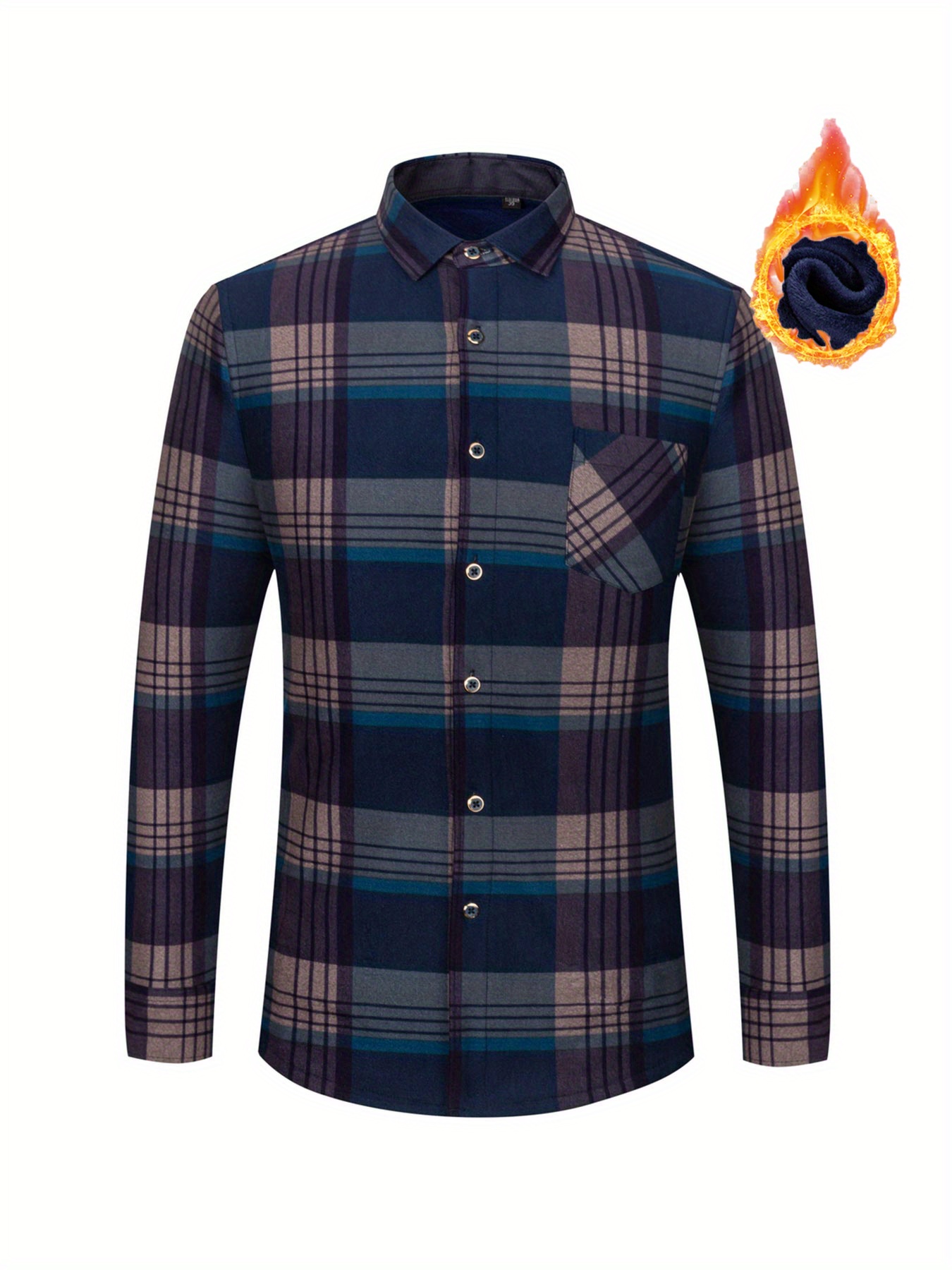 Plaid Flannel Long Sleeve Button Down Casual Shirt – Raven Trading Co.
