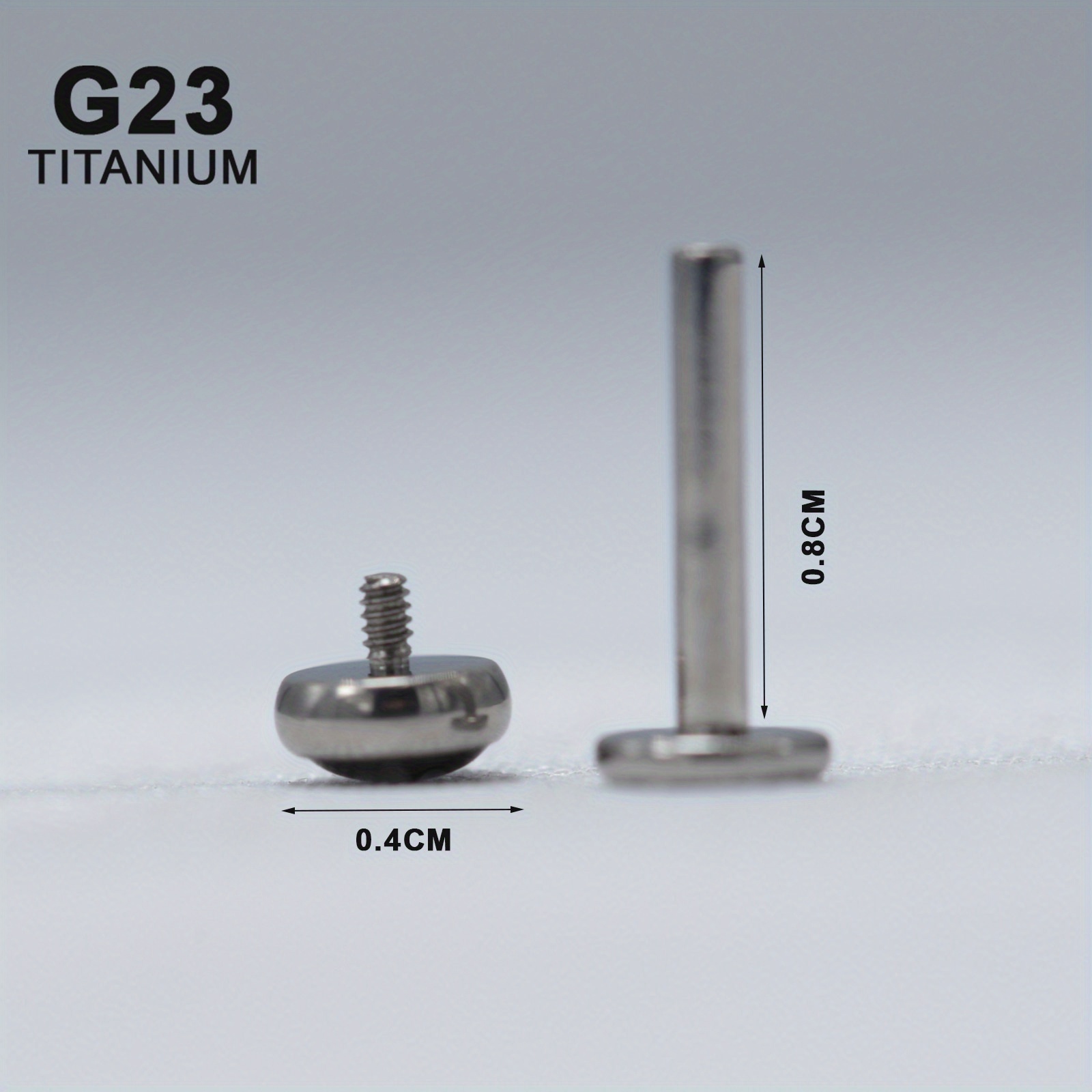 COCHARM G23 Titanium Helix Earrings 16g Surgical Steel Cartilage Earrings  Flat Back Labret Stud Internally Threaded Lip Rings 2mm/3mm/4mm Diamond