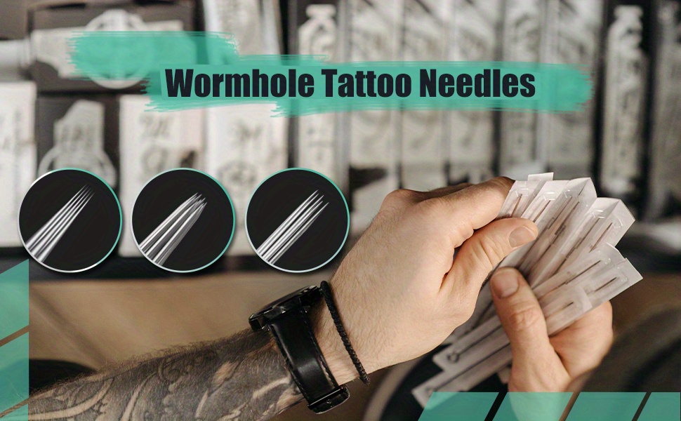 Aghi Tatuaggio Tradizionale WARRIOR Tattoo Needle Acciaio Chirurgico  giapponese Monouso Sterile per Macchina Tatuaggio Round Shader(T1007RS)