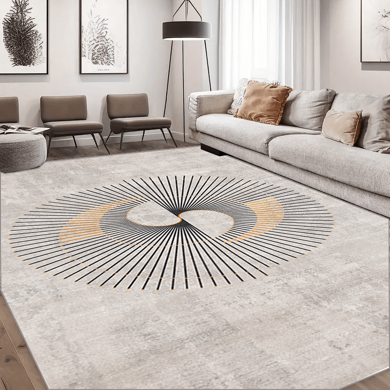 Modern Distressed Art Kids Area Rug, Industrial Wind Cement Indoor Rug,  Sofa Non-Slip Low Pile Washable Large Carpets for Living Room Bedroom  Entryway