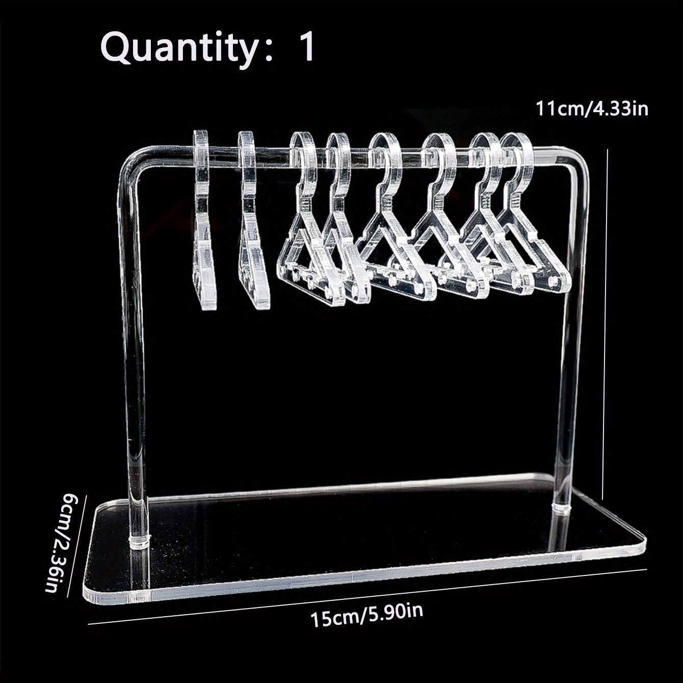 Creative Coat Hanger Shape Earrings Holder Jewelry Display - Temu Austria