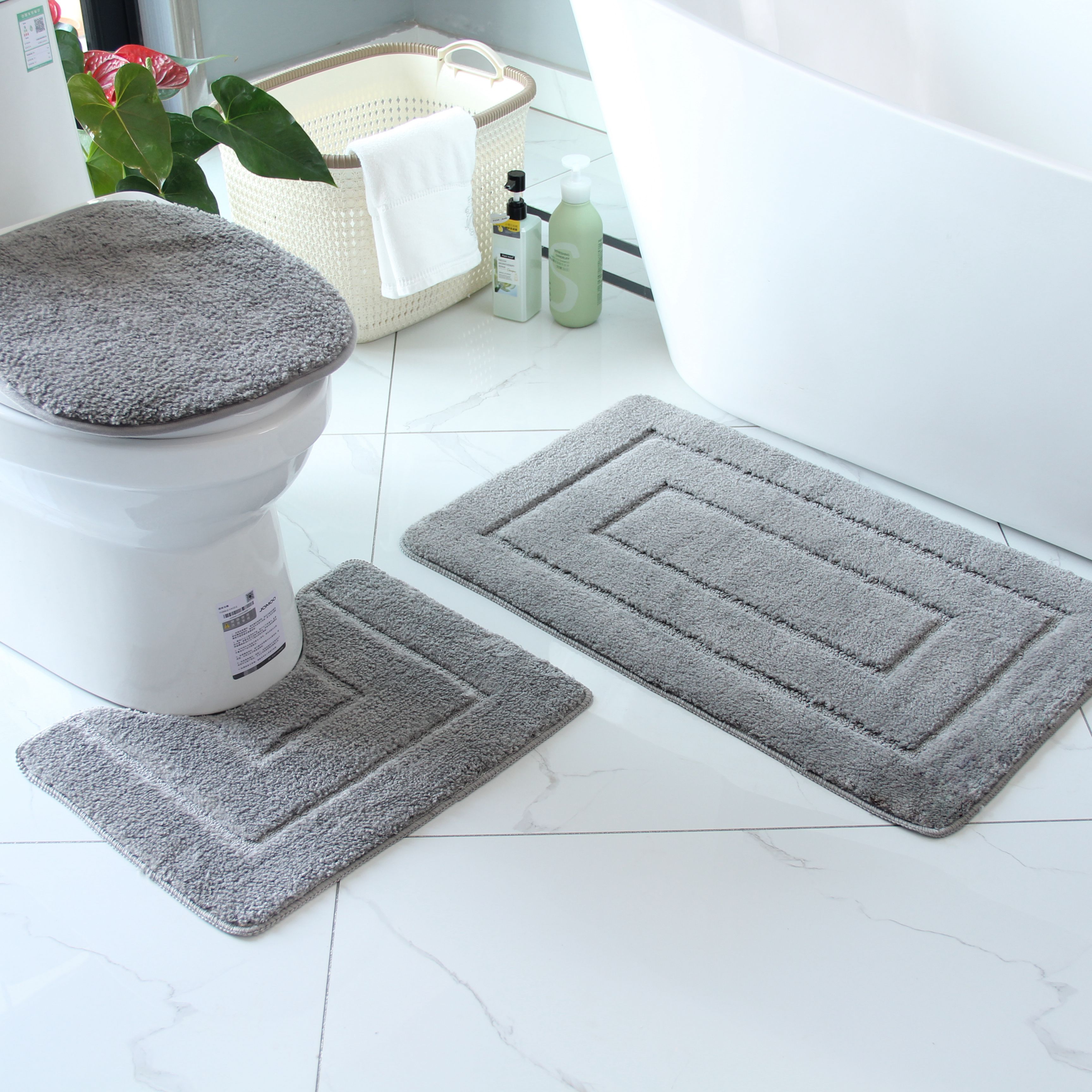 Bathroom Shower Mat Shower Anti skid Floor Mat Toilet Water - Temu