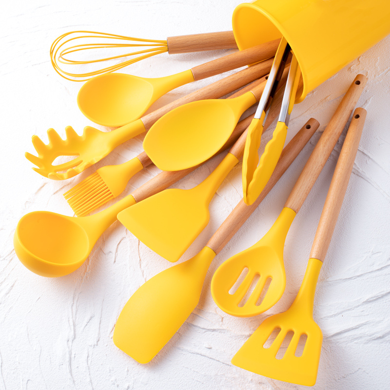Household Kitchen Tools Multi-functional Silicone Kitchenware Cooking  Utensils Set Gadgets