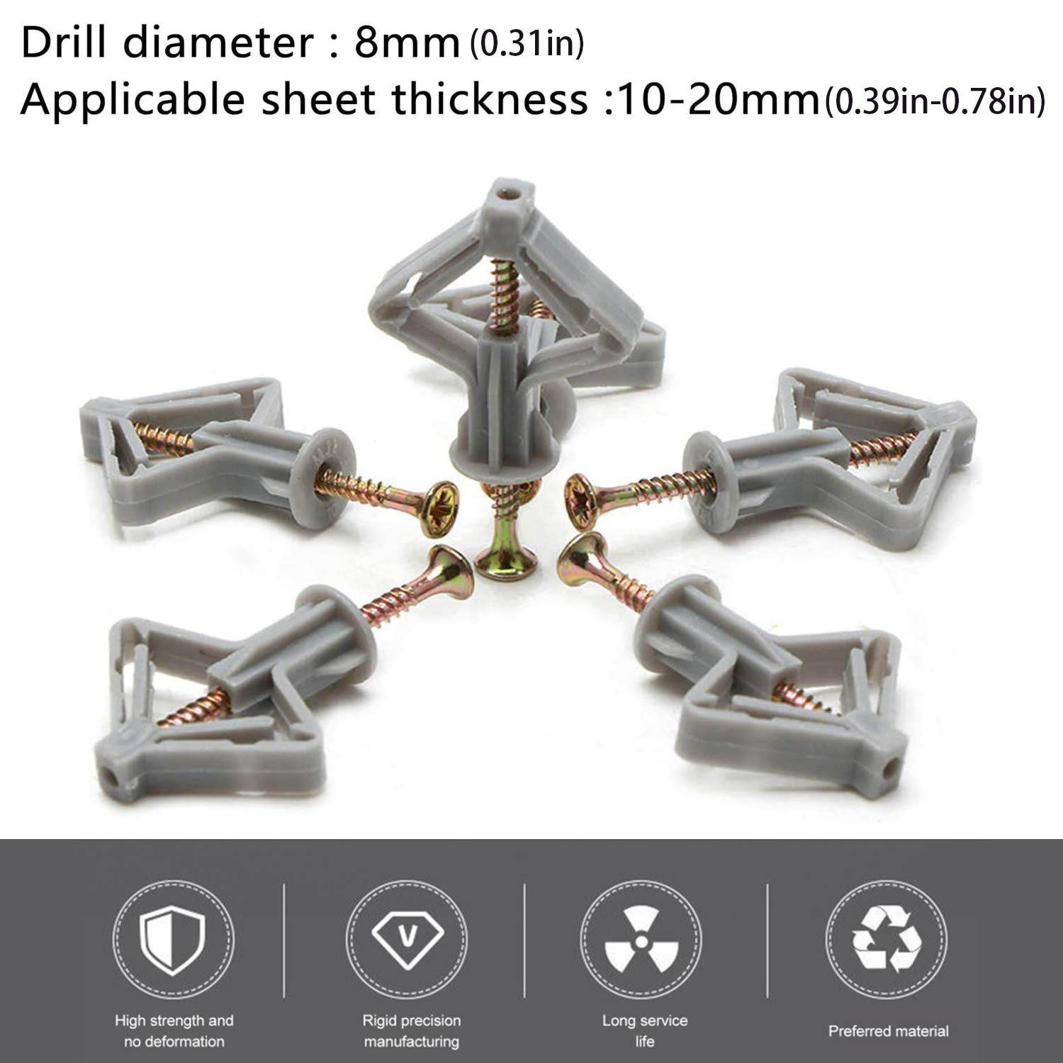 Drywall Anchor Kit Hollow wall Anchors Hollow Wall Anchors Temu