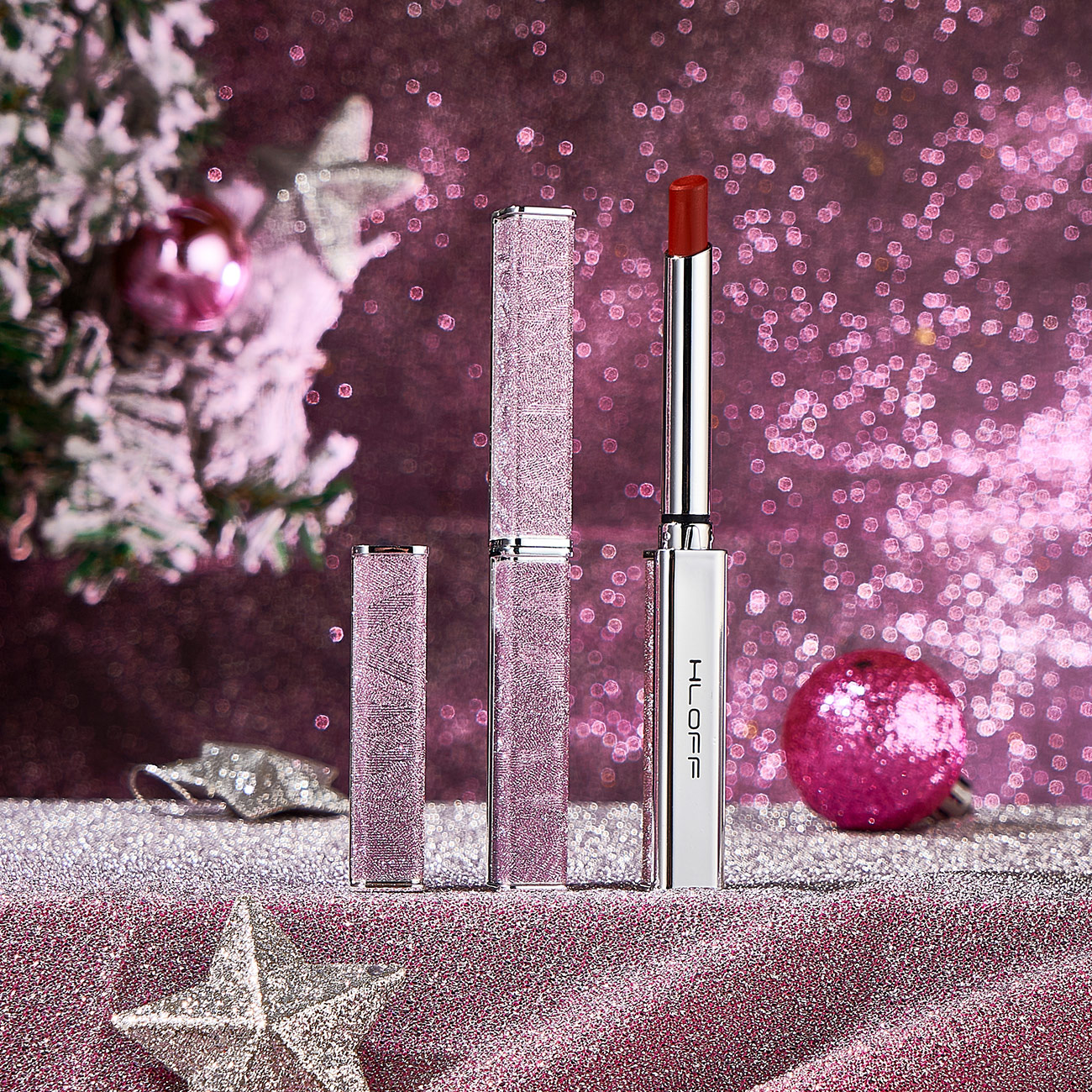 Stellar Shine Makeup Set: High-Shine Lipstick