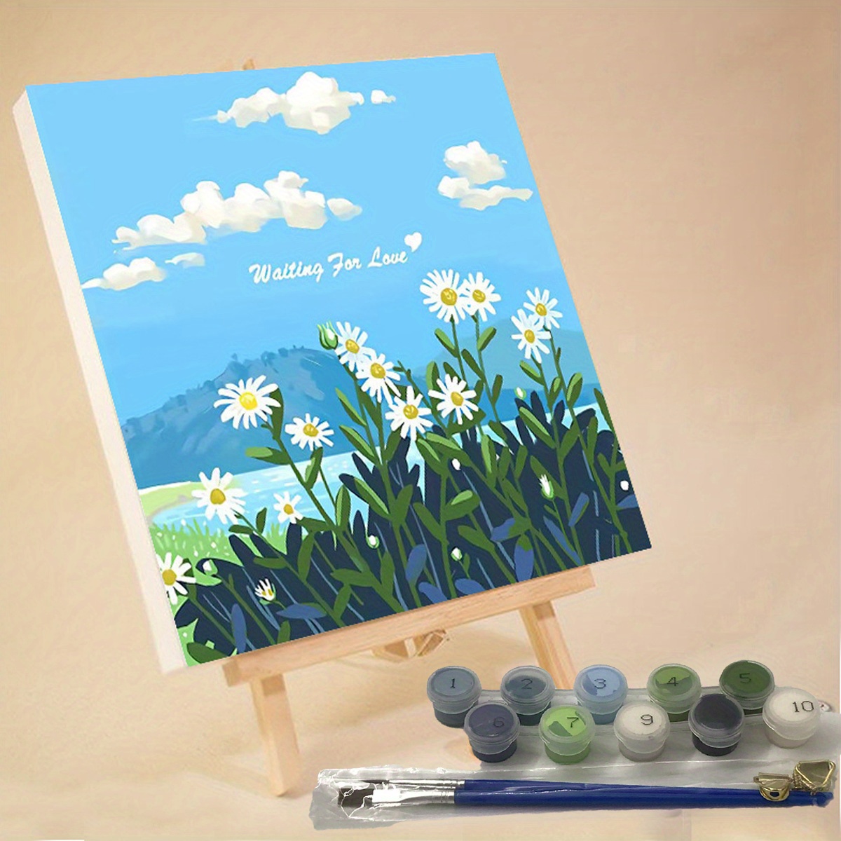RUOPOTY Digital Painting Canvas Set DIY Landscape Digital Painting Digital  Coloring Landscape Hand Painting Art Unique Gift