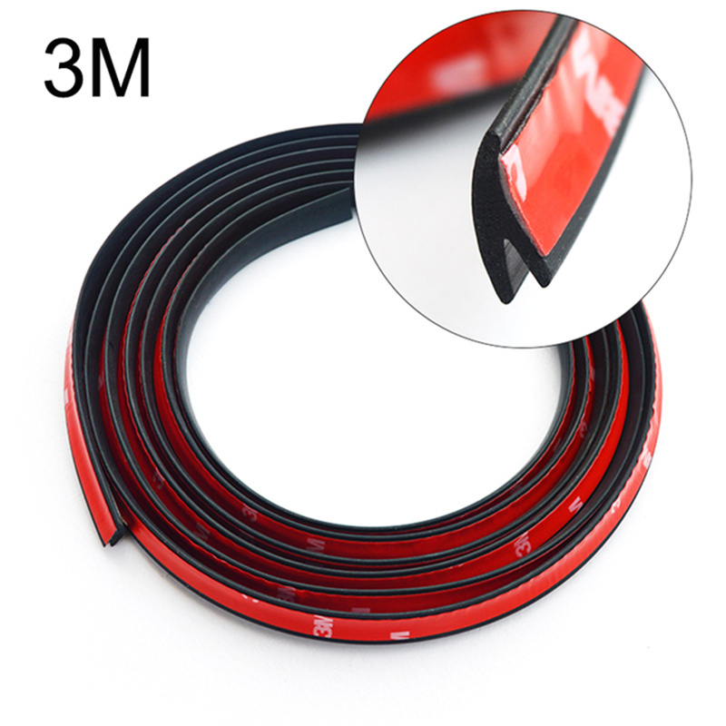 Car Rubber Sealing Strip Torcarvh Car Weather Stripping Protection Door  Edge Windshield Adhesive T Shape Sealing Strip Cover Leak Sound Proofing
