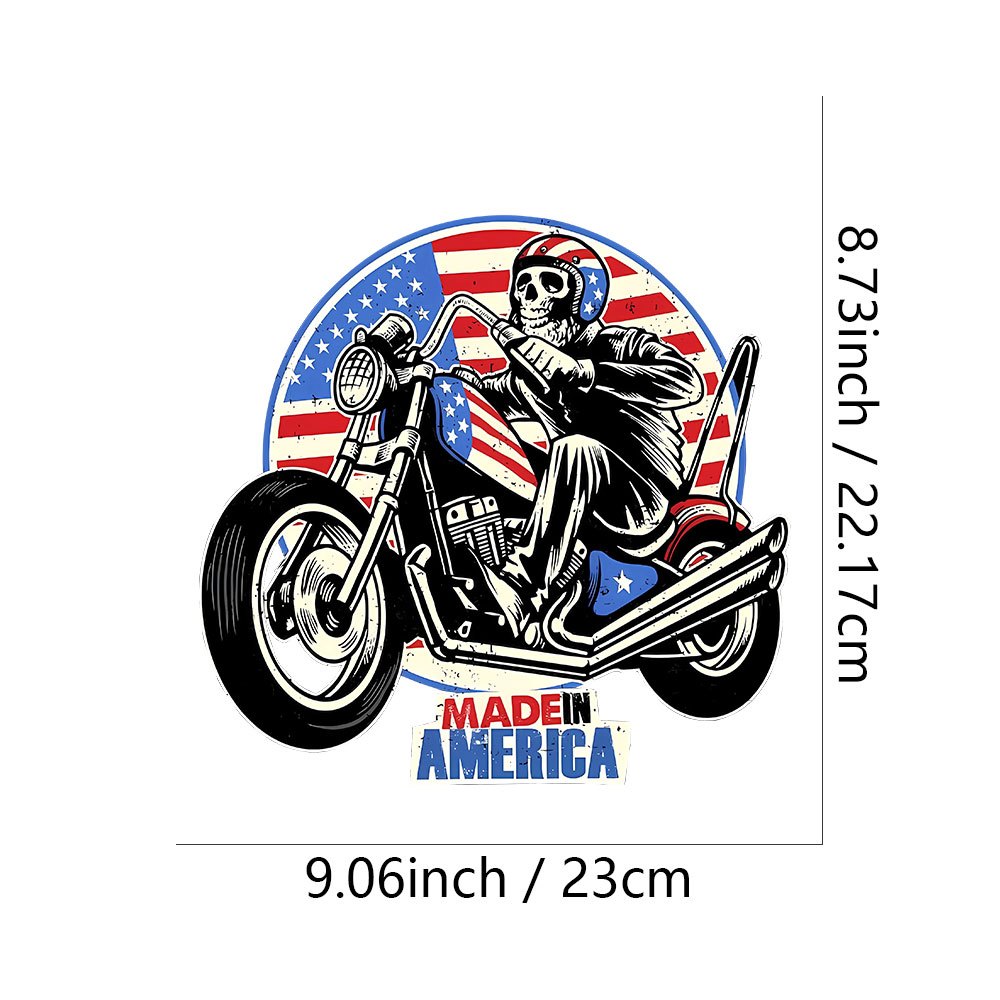 Retro Motorcycle American Flag Hamlet English Printing Pattern Patches,  Ironing Hot Patch Clothing Accessories Vinyl Patch For Men's Jacket - Temu  Lithuania