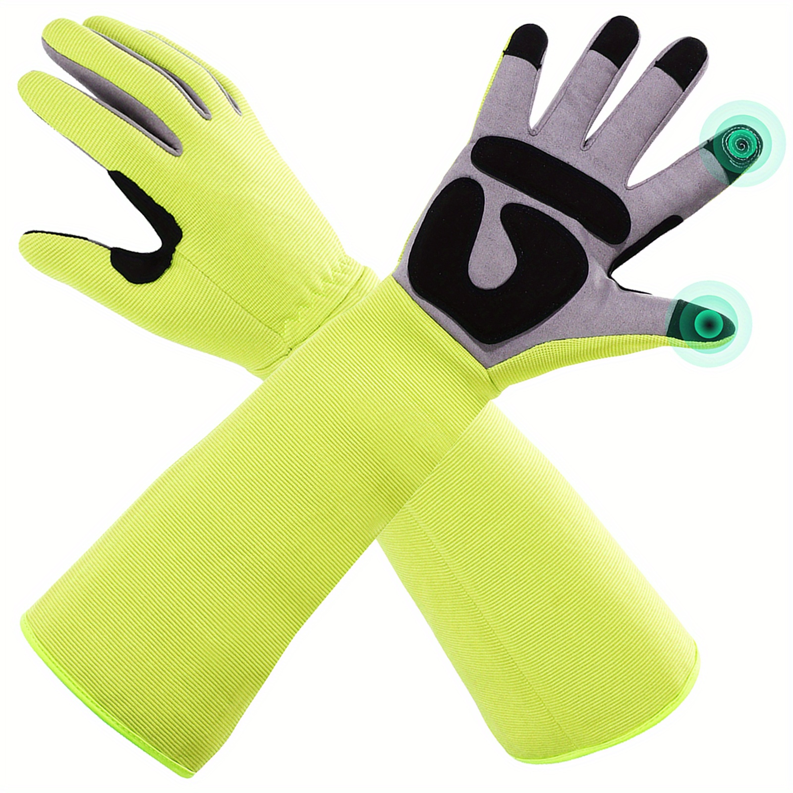 Yopay 6 pares de guantes de jardinería para mujer, guantes de jardín de  jersey suave, guantes de trabajo de algodón de punto de goma para hombres
