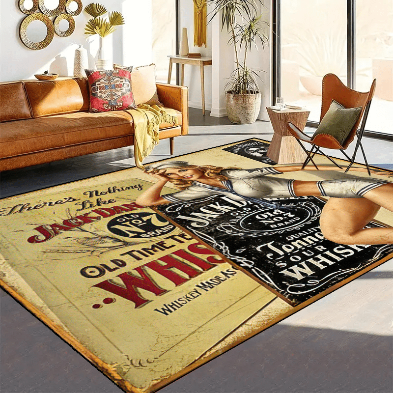 1    beauty polyester rug non slip machine washable waterproof indoor entryway carpet   home outdoor decor for living room bedroom nursery patio garden details 0