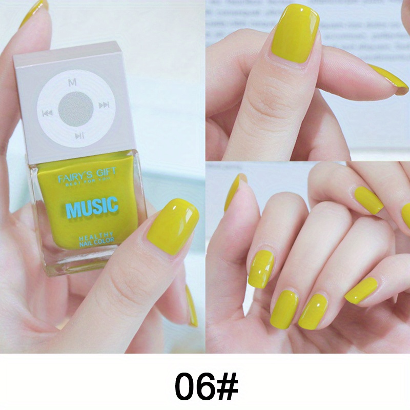 Peelable Water Based Nail Polish Odorless Baking Quick Drying