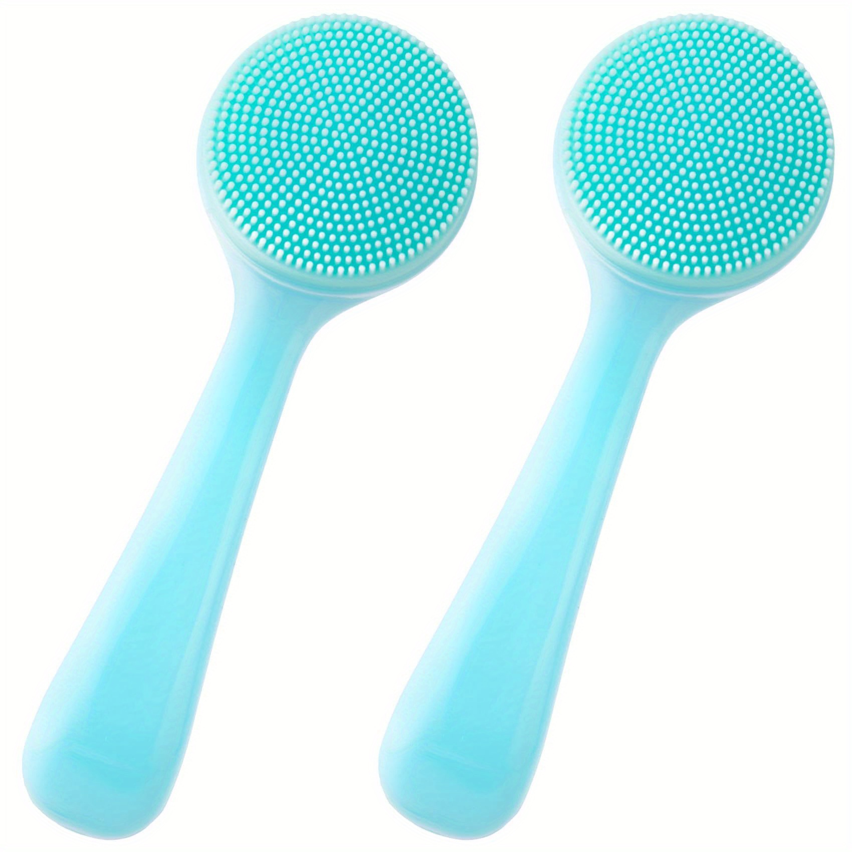 Handheld Silicone Facial Cleansing Brush Exfoliating - Temu
