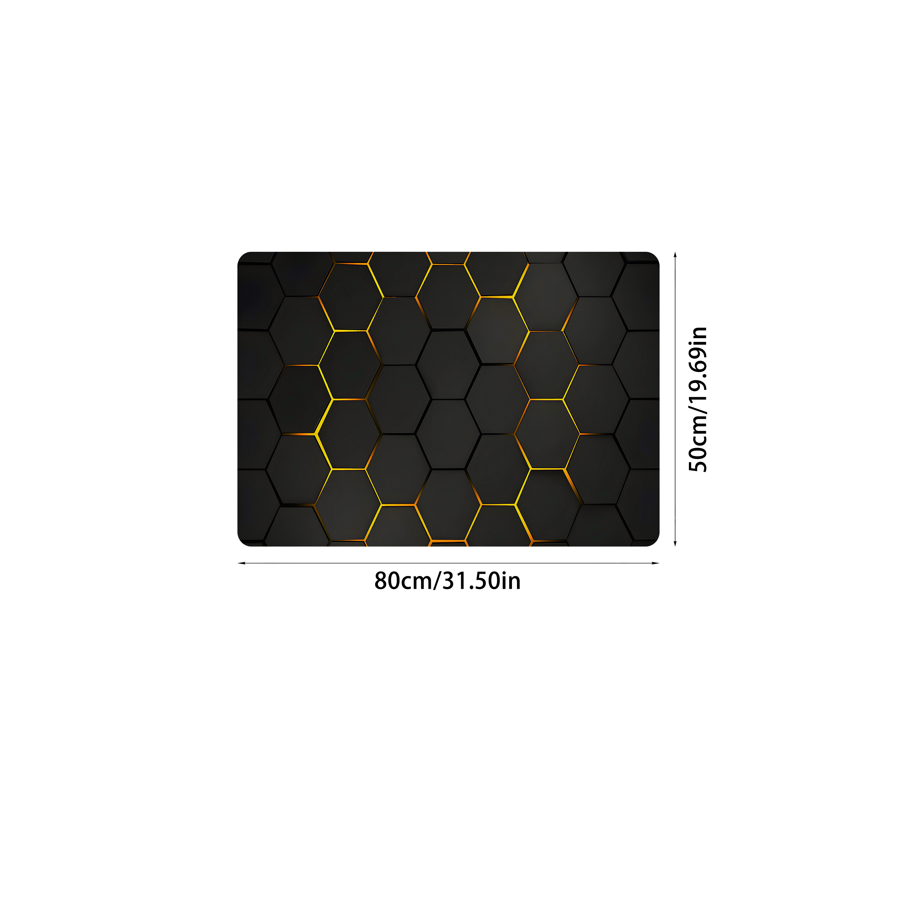 Honeycomb Pattern Durable Front Door Mat Hexagon Pattern - Temu