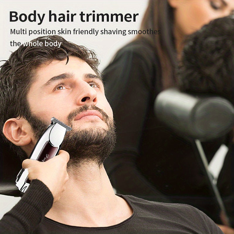 Cordless Hair Trimmer Men Rechargeable Barber Clipper : Get - Temu