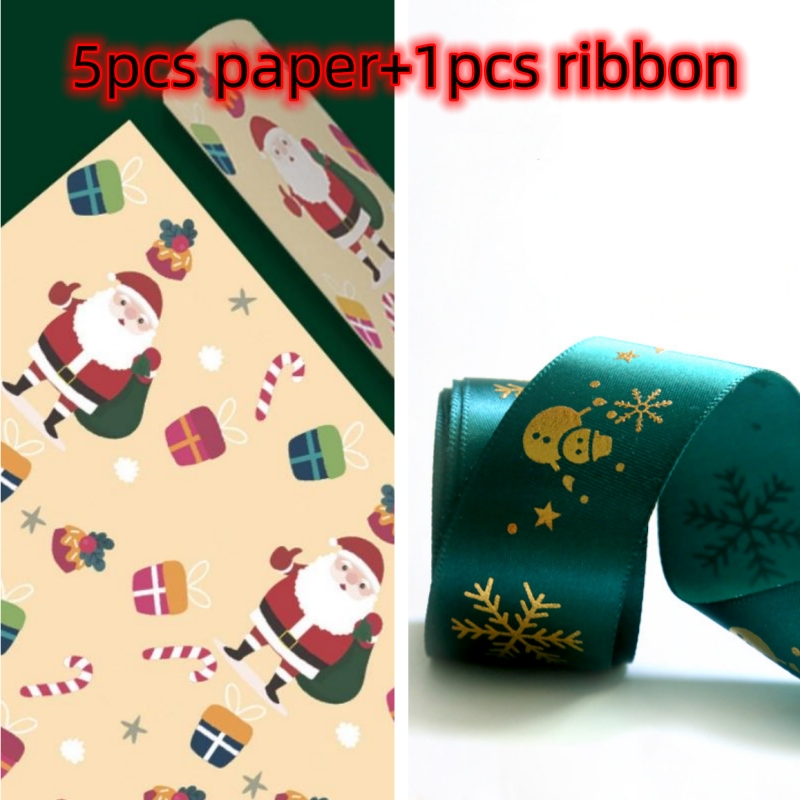 Christmas Gift Box Packaging Paper Colored Kraft - Temu