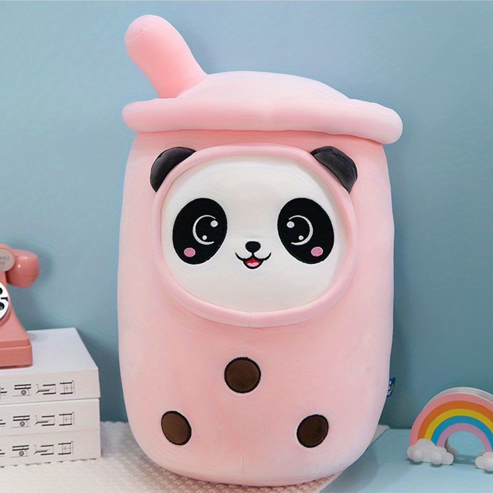 Cuddly Boba Bubble Tea Plush Pillow - A Perfect Gift For Kids And Girls!  Christmas、halloween、thanksgiving Day - Temu