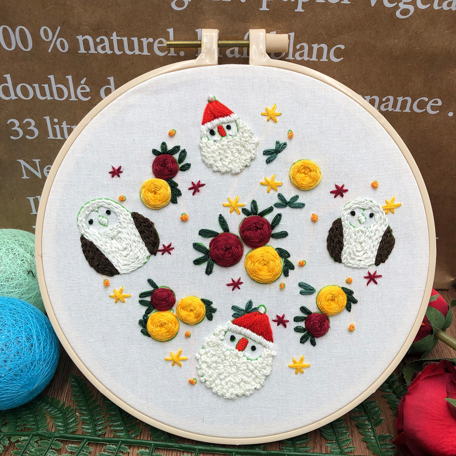 Christmas Pattern Embroidery Kit, Christmas Embroidery Set, With Embroidery  Hoop, Color Threads, Needles And Instructions, Diy Handmade Embroidery  Materials & Tools, Suitable For Adults Beginners, Christmas Embroidery  Decoration - Temu Philippines