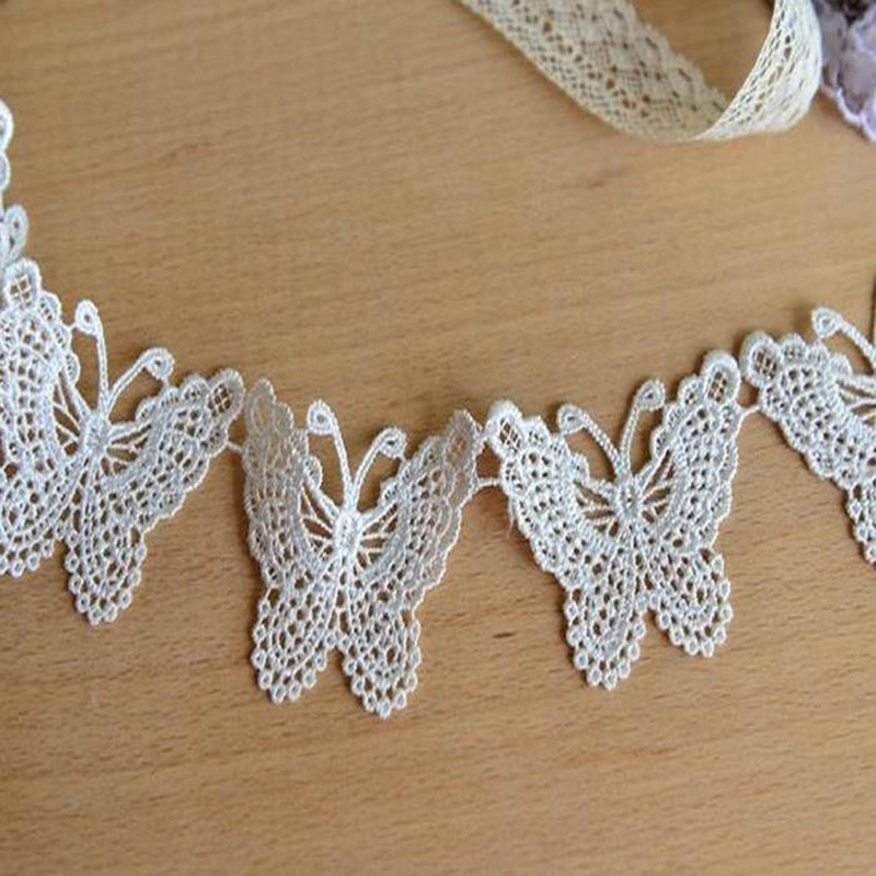 12pcs Black And White Embroidered Cloth Stickers Handmade Diy Lace Clothing Accessories Decorative Patch Stickers Lace