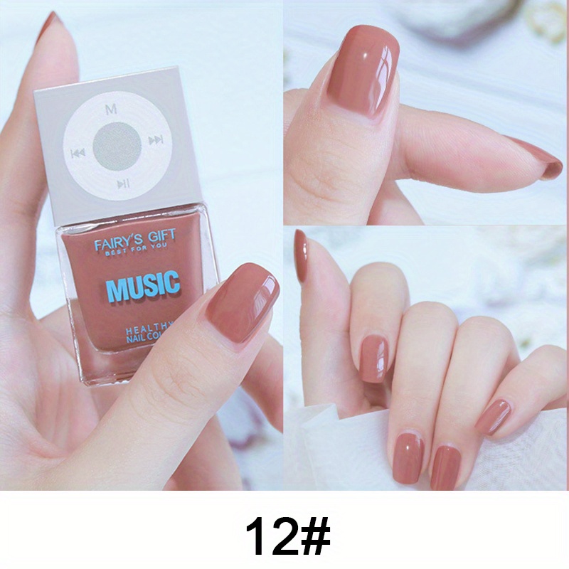 Peelable Water Based Nail Polish Odorless Baking Quick Drying