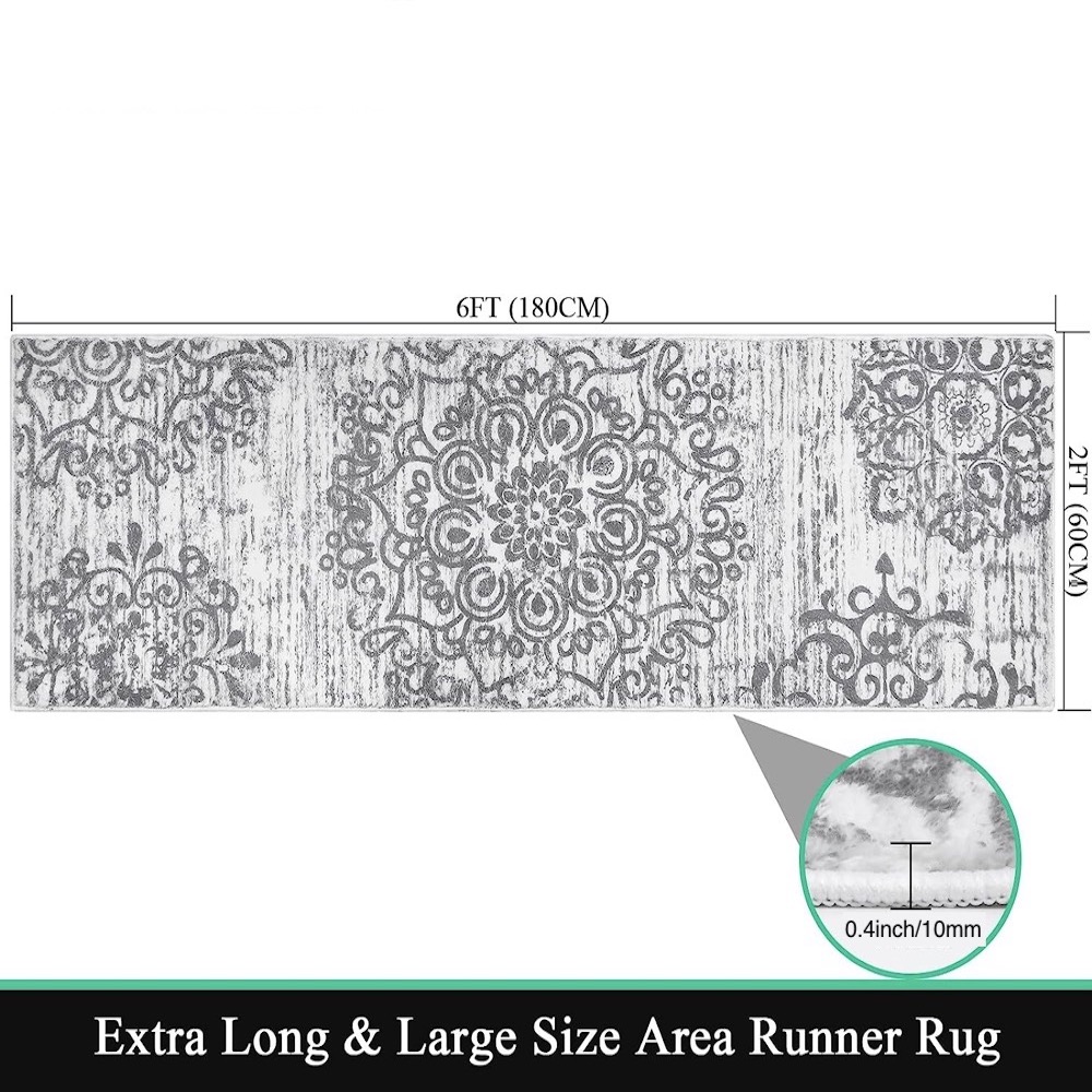 Washable Non-Slip Small Vintage Runner Rugs – Modern Rugs and Decor