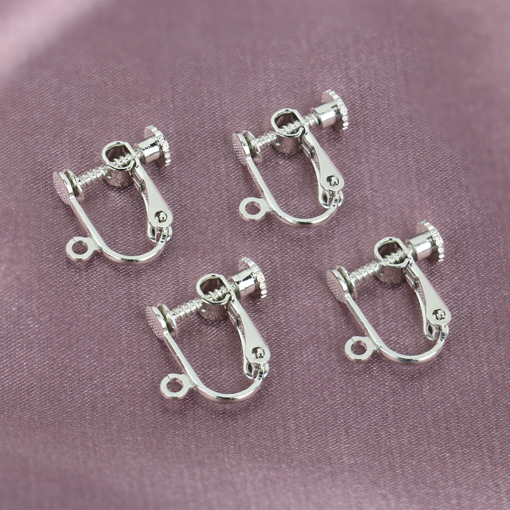 Clip on Earring Converter With Easy Open Loop For Diy - Temu