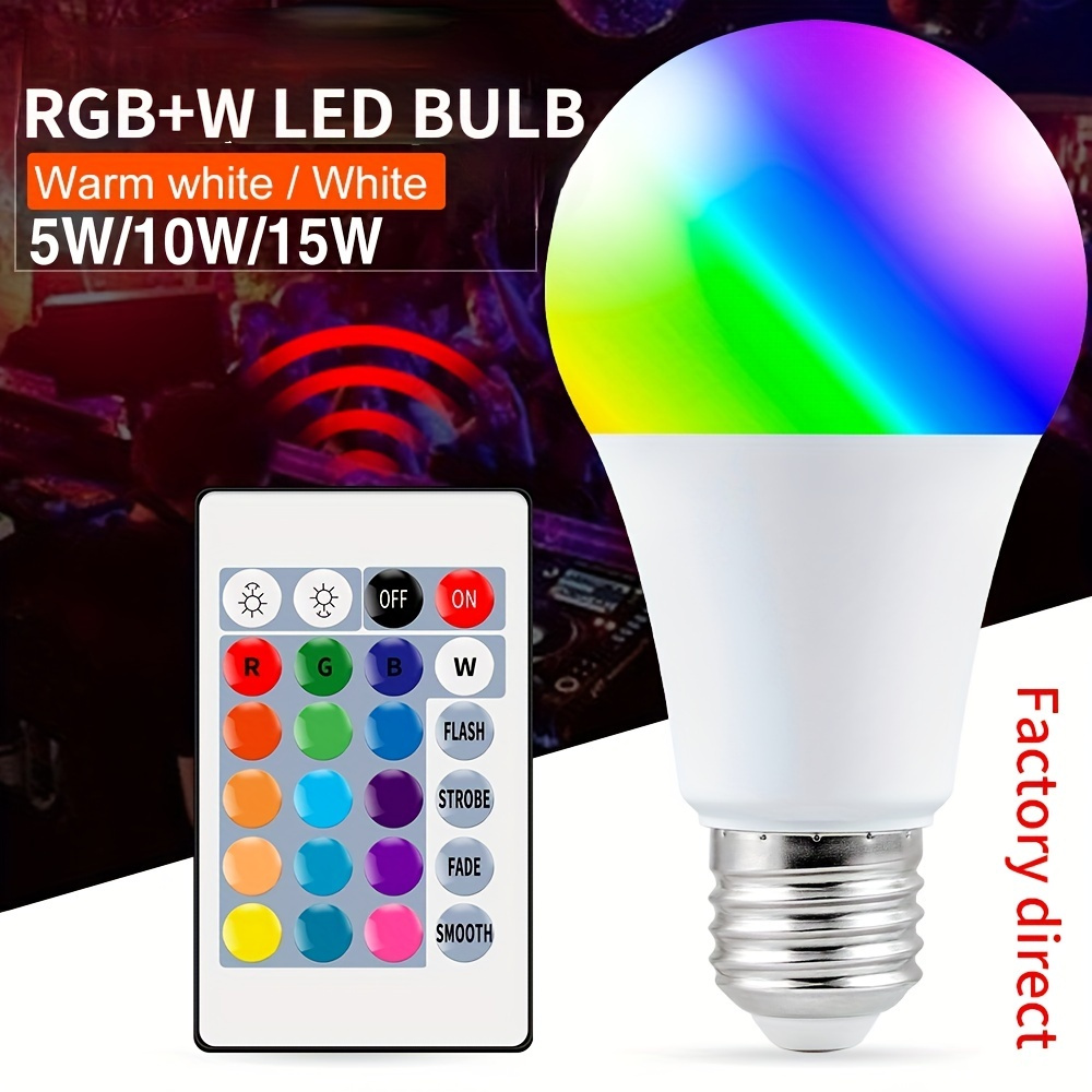 Fábrica De Productos RGB Bombilla Led Bombilla Colorida V - Temu