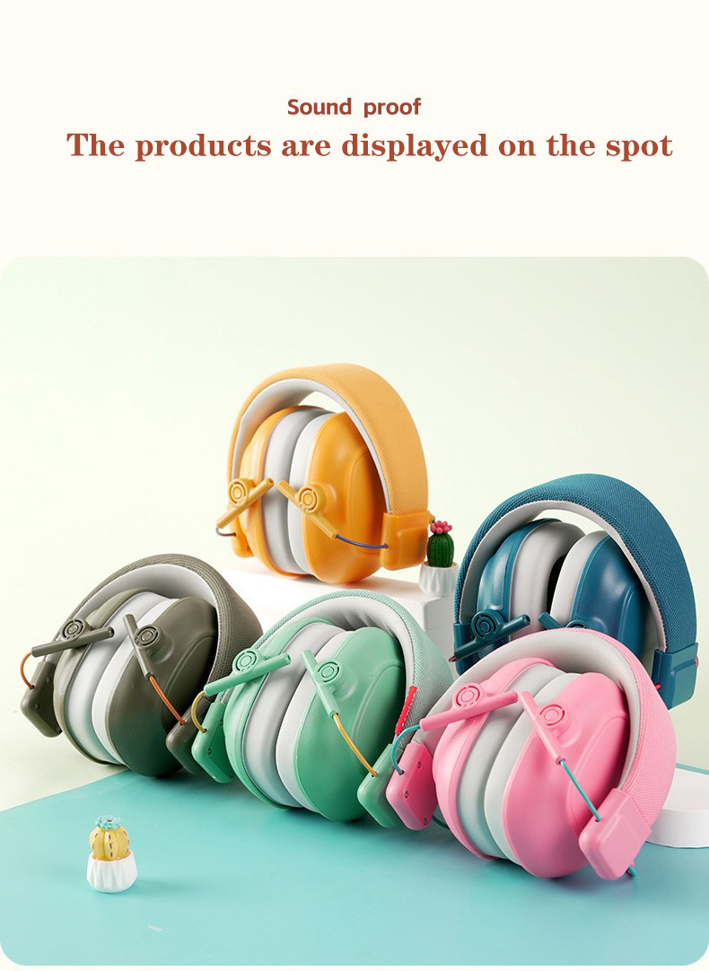 12 auriculares con cancelación de ruido para niños, orejeras de protección  auditiva a granel de 27 dB, ajustables, orejeras de seguridad auditiva