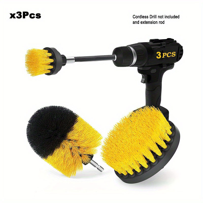 5pcs Household Drill Brush Head Set, Drill Cleaning Brush Head