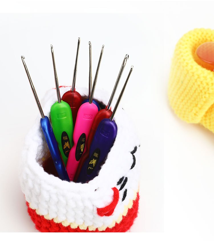 Crochet Colored Sweater Crochet Hand Patched With Thread Yarn Needle Hook  Needle Shoe Repair Tool, Stainless Steel Sewing Woven Wool Needle For  Arthritic Hands Crochet Needle Set With Case And Crochet Accessories