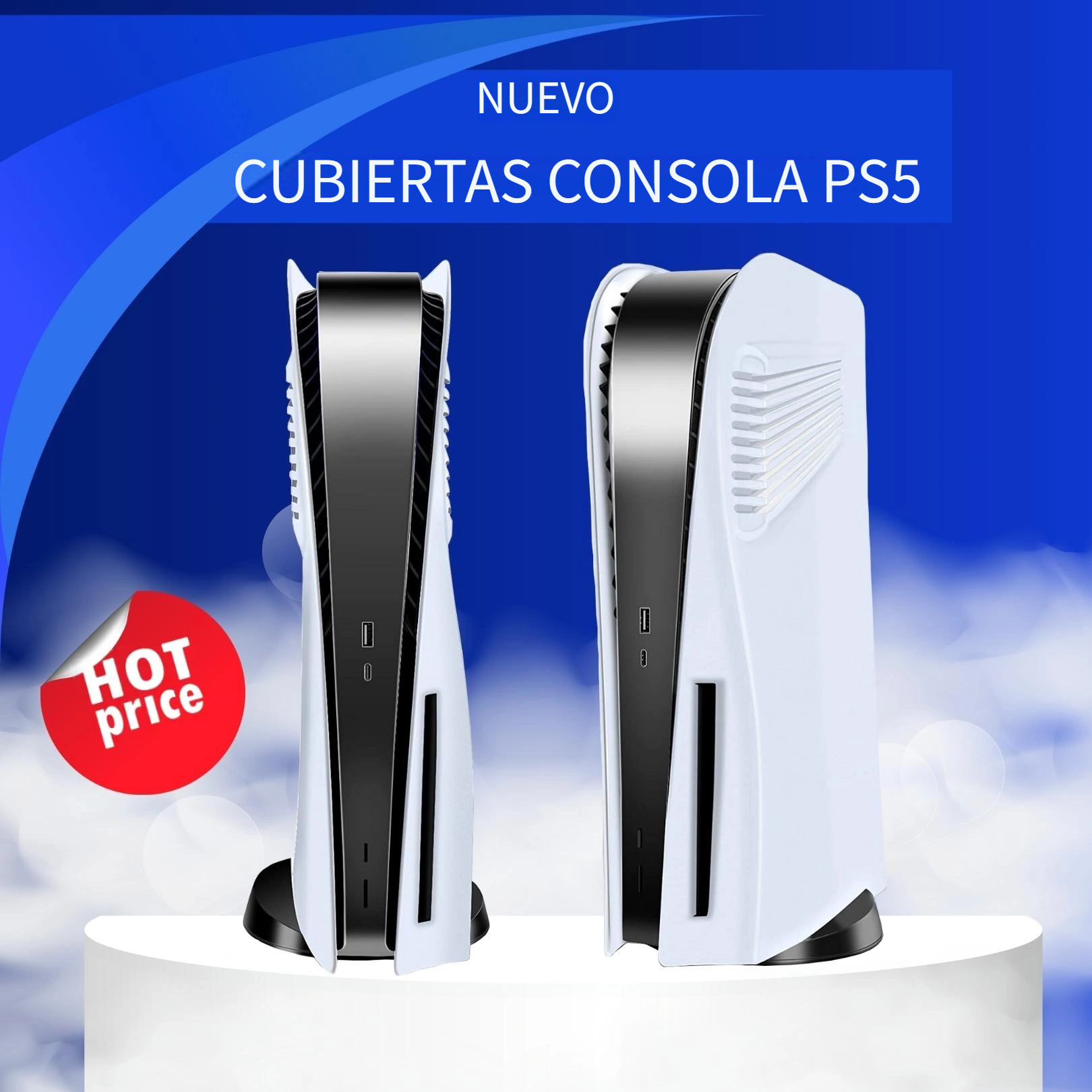 Placas Cubierta Consola Ps5 Edición Disco Edición Digital - Temu