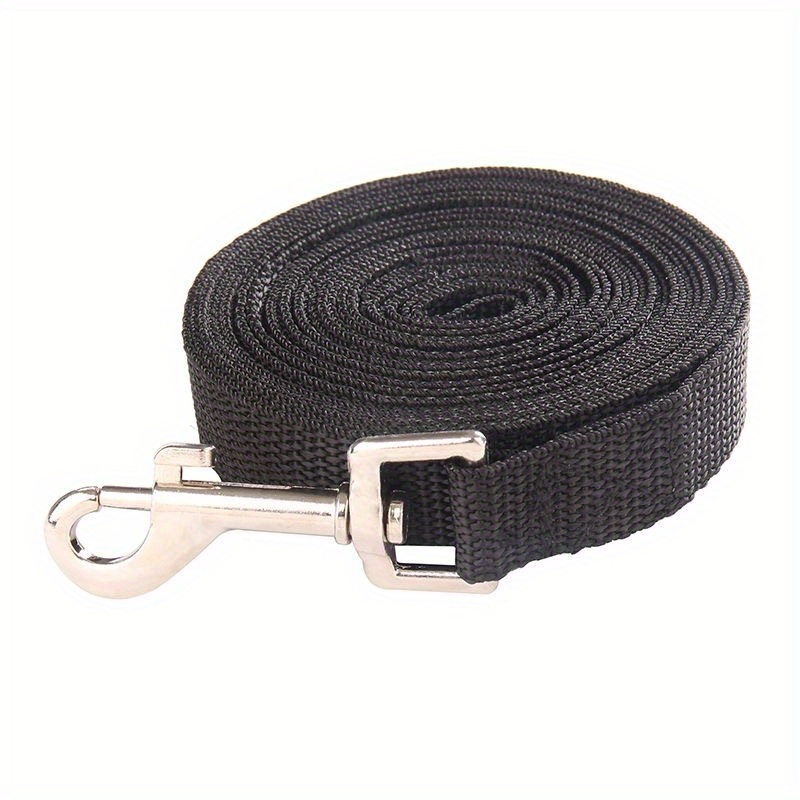 TEMU Laisse Longue pour Chien en Nylon, Laisse d'Entraînement pour Animaux de Compagnie, Chats et Chiens, Harnais, Collier, Laisse, Batterie
